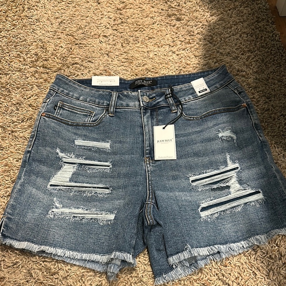 Denim shorts